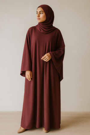 Maroon Premium Abaya