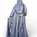 Azure Mist Abaya full picture