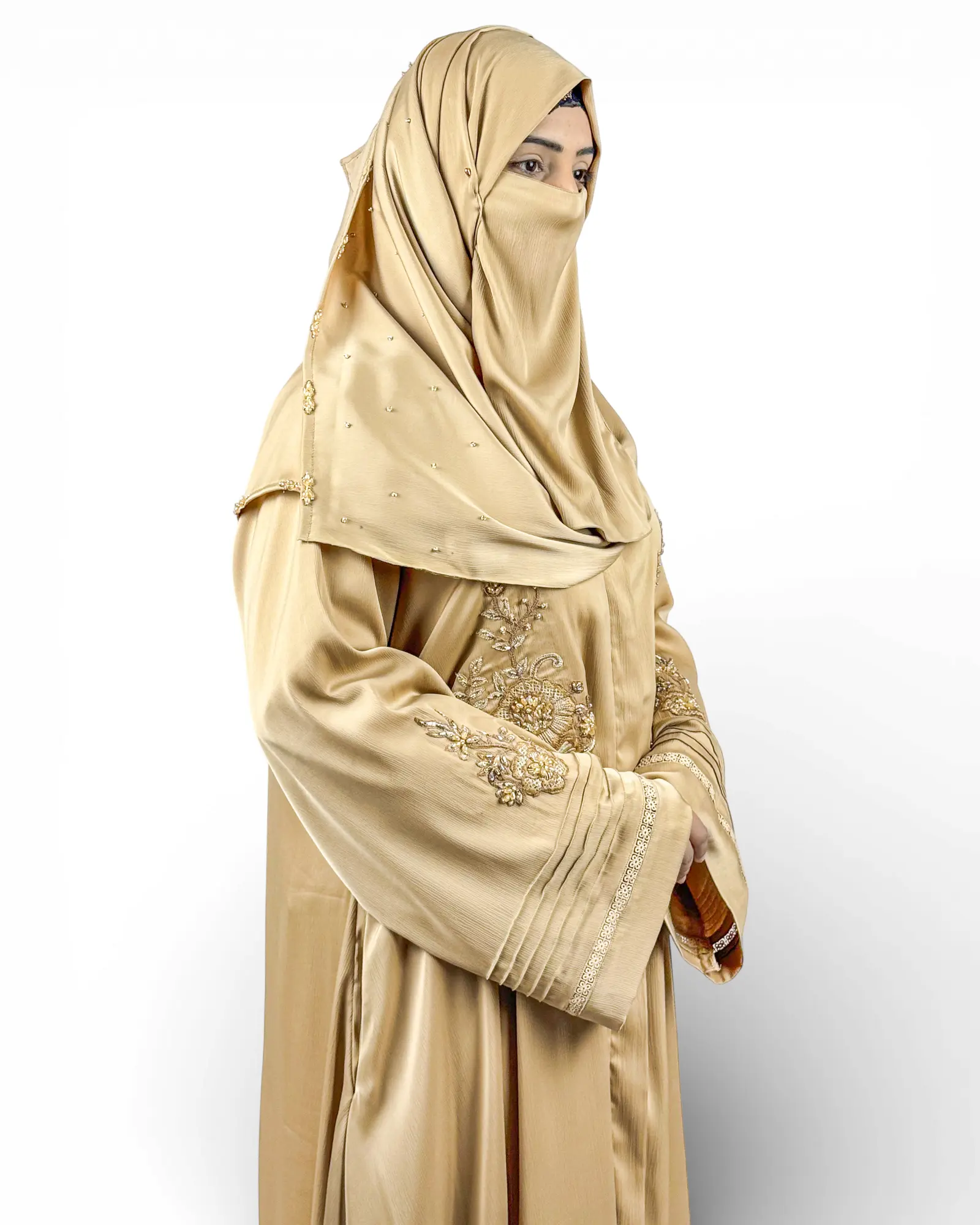 Olive Bloom Premium Abaya
